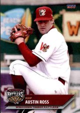 2011 Wisconsin Timber Rattlers Choice #22 Austin Ross Shreveport Louisiana Card