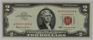 1963 $2 Red Seal Legal Tender CH CU - Picture 1 of 2