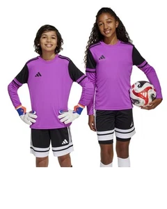  Boys Unisex Adidas Team 25 Goalkeeper Goalkeeper Football Jersey Pink  - Picture 1 of 17
