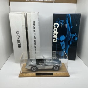Danbury Mint Exoto 1:18 1962 Shelby AC Cobra Convertible "Brushed Metal" W/ Case - Picture 1 of 24