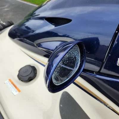 2000-2006 Kawasaki Stx 900 1100 Di STX12F Blue Left Hand Side Rear View Mirror - Image 1 of 2