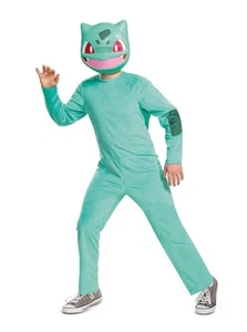Pokemon Bulbasaur Bambino Piccolo S Travestimento Halloween Costume Maschera Cosplay Vedi DESC - Foto 1 di 3