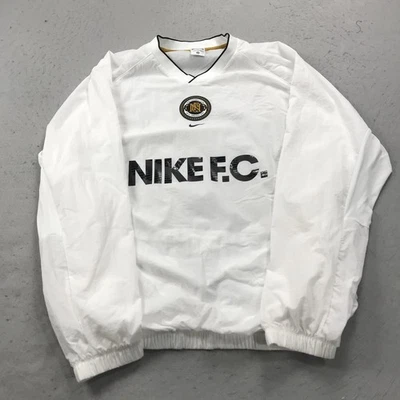 Chaqueta Nike Para Hombre 2XL XXL Blanca FC Fútbol Fútbol Rompevientos Pullover Entrenamiento Foto 1 de 4