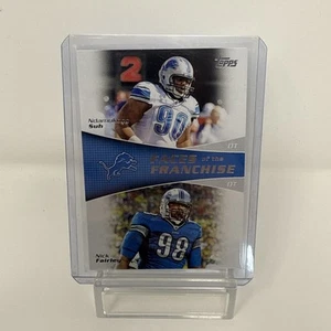Ndamukong Suh / Nick Fairley 2011 Topps #FF-SF Faces of the Franchise - Picture 1 of 2