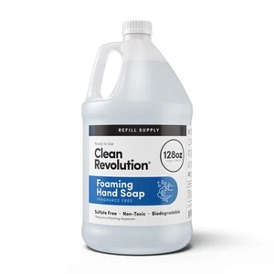 Clean Revolution Foaming Hand Soap Refill Supply, Gentle, Moisturizing & Eco-... - Picture 1 of 5