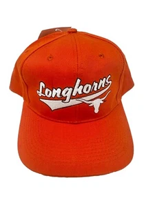 Vintage Texas Longhorns UT University Of Texas SnapBack Hat Orange NWT - Picture 1 of 8