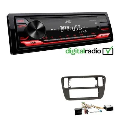 JVC KD-X182DB MP3 DAB+ USB 1-DIN Autoradio für Seat Mii ab 2011 mit Canbus - Bild 1 von 4