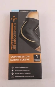 Tommie Copper Small/Medium Elbow Compression Sleeve Black Neu - Bild 1 von 7
