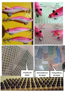 100 OJOS HOLOGRAFICOS 3D PARA SEÑUELOS CALAMAR Y CHIPI. - Imagen 1 de 1