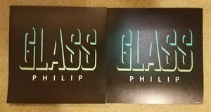 Philip Glass - Glass Philip US 12x12" US promo poster 2 sided EX Condition - Picture 1 of 1