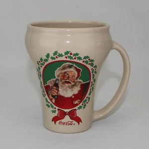 Taza de Navidad Coca-Cola Santa Acebo y Bayas 4,5 pulgadas de alto - Imagen 1 de 14