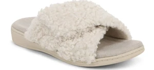 Vionic Relax II Cream Mule Slipper Slip-On Arch Support Women sizes 5-13/NEW!! - Picture 1 of 4