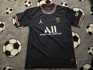 PSG Jordan 2021/22 Home Football Shirt Mbappe 7 Small - Picture 1 of 7