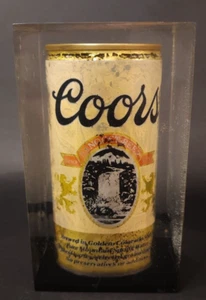 Coors Lucite Bierdose Einführung METRO-NEW YORK März 1987 selten Sammlerstück - Bild 1 von 14