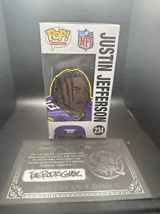 Funko Pop! Esclusiva NFL Vikings Justin Jefferson Fanatics #234 Tone Rodriguez - Foto 1 di 8