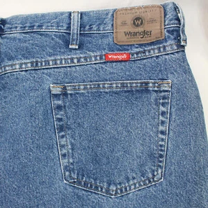 Wrangler Regular Fit Blue Denim Jeans Men's 48 X 32 - Bild 1 von 9