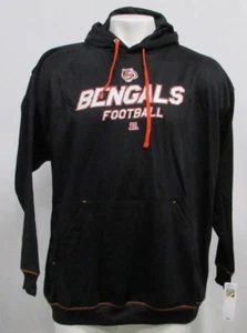 Cincinnati Bengals NFL Herren Langarm Poly Pullover Hoodie Schwarz - Bild 1 von 7