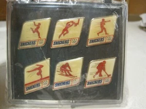 VINTAGE 1992 OLYMPICS TEAM USA SET OF 6 SNICKERS PIN SET - Picture 1 of 10