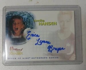 Erica Lynne Bryan Annika Hansen Autographed Signed Rittenhouse Archives LTD Card - Picture 1 of 2