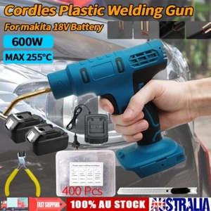 Cordless Plastic Welder Hot Stapler Bumper Repair Welding Machine +400 Staples - Picture 1 of 15