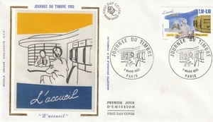 FRANCE 1992 FDC JOURNEE DU TIMBRE YT 2743 - Imagen 1 de 1