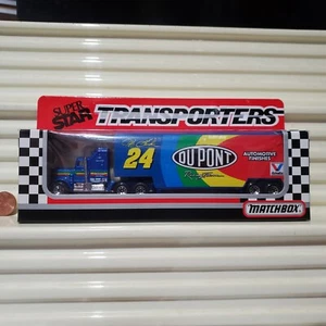 Matchbox White Rose #24 JEFF GORDON DUPONT 1993 CY104 Super Star Transporter - Picture 1 of 5