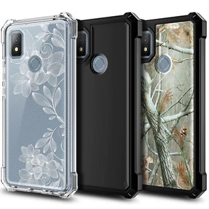 Funda para teléfono Cricket Icon 4, cubierta de cuerpo completo con protector de pantalla incorporado - Imagen 1 de 20