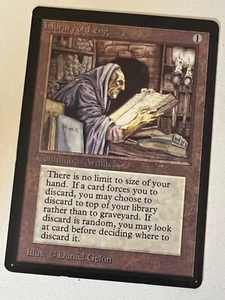 Magic the Gathering MTG Beta Library of Leng LP+ (Beta Bob) - Picture 1 of 2