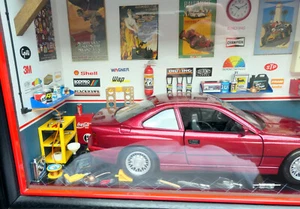 BMW 8 Series 850i 850 E31 Classic Sport Car Accessory Coupe Diorama Model Set - Picture 1 of 12