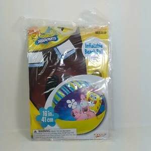 NEU Nickelodeon Spongebob Schwammkopf. & Patrick aufblasbarer Strandball - Bild 1 von 3
