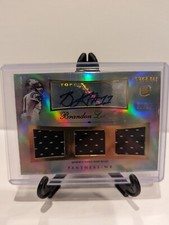 BRANDON LAFELL 2010 TOPPS TRIBUTE SILVER TRIPLE JERSEY AUTO RC /99 LSU Tigers