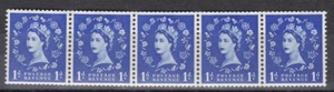 S14H 1d Edward watermark Horizontal Coil strip UNMOUNTED MINT - Picture 1 of 1