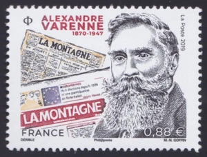 2019 FRANKREICH Nr. 5348 ** Alexandre Varenne Politiker & Journalist, Frankreich 2019 postfrisch - Bild 1 von 1