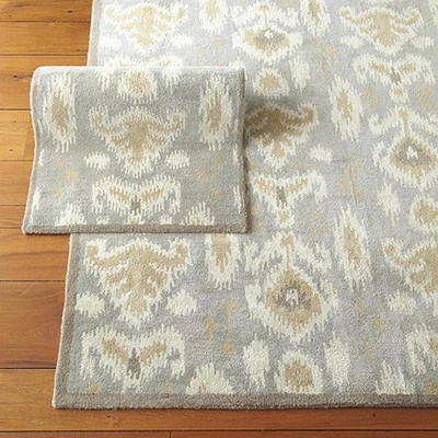 Ballard Designs Marchesa Ikat Handmade Traditional Style Woolen Rugs - Image 1 of 4