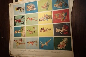 100+ vintage and original 1940's pin up prints full sheets uncut - Picture 1 of 24