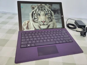 Microsoft Surface Pro 3 Tablet 12" Touch i5-4300U 8GB RAM 256GB SSD Win10p - Picture 1 of 12