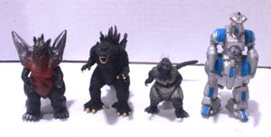 Lot of 4 Godzilla 4" inch Action Figure Moguera Space TOHO Kaiju - Picture 1 of 11