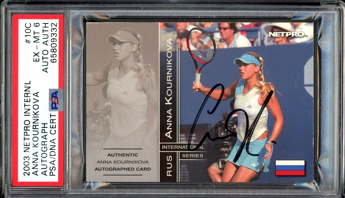 Anna Kournikova Autographed Trading Cards for sale | eBay