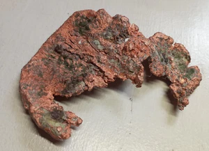 Pepita de cobre nativo puro - Península de Keweenaw Michigan - Región Superior del Lago - Imagen 1 de 2