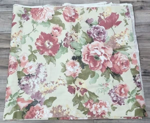 Vtg 1992 5th Avenue Designs Large Floral Upholstery Cottagecore Fabric 3.2yds - Picture 1 of 3
