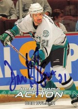 2003/04 In The Game #5 Dan Bylsma Mighty Ducks Signed Auto *G1670
