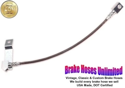 MANGUERA FRENO ACERO INOXIDABLE EJE DELANTERO Ford Truck F100, 4x4, 1972 1973 1974 1975 1976 Foto 1 de 2