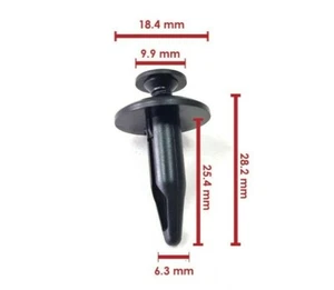 10Pcs Fit Ford Plastic Nylon Screw Fastener Retainer Clip - Picture 1 of 4