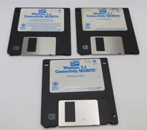 3.5" Floppy Disks Windows 3.1 Connectivity Secrets 1994 IDG Books Software - Picture 1 of 5