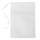 100Pcs Non-Woven Fabrics Tea Infuser Drawstring Pouch Bag Heal Seal Filter Paper