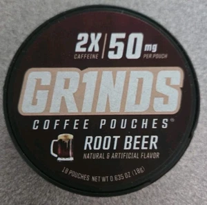 Root Beer Behälter mit Kaffeemühlen Kaffee wie auf Haifischbecken gesehen Neu  - Bild 1 von 1