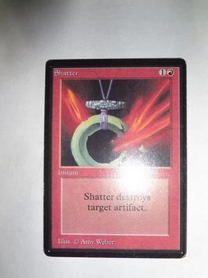 MTG MAGIC THE GATHERING CARD ORIGINAL BETA RED SHATTER INSTANT x1 - Image 1 of 4