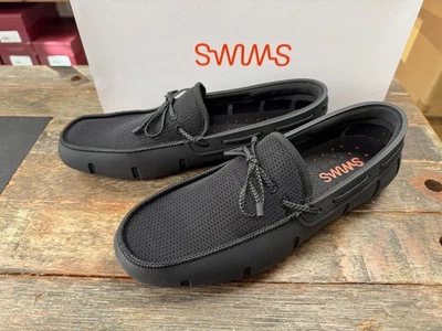 Swims Men's Shoes Pool Water Braided Lace Black US 12 $160 - Image 1 of 4