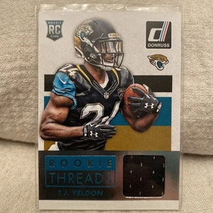 2015 Donruss #DRT-TJY T.J. Yeldon Rookie Threads - Bild 1 von 2