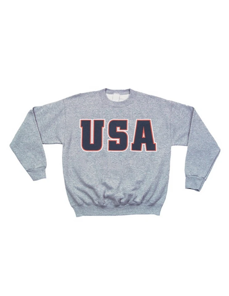 Fox Outdoor Sweatshirt Mens USA Crew Neck Pull Over S Gray 64-689 - Image 1 of 1